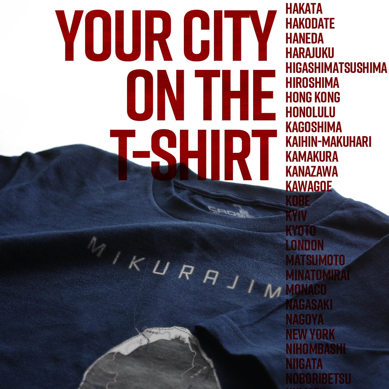 Your City on the T-shirt