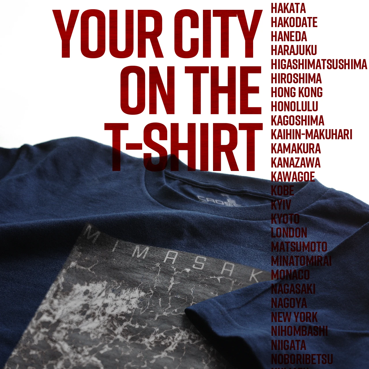 Your City on the T-shirt