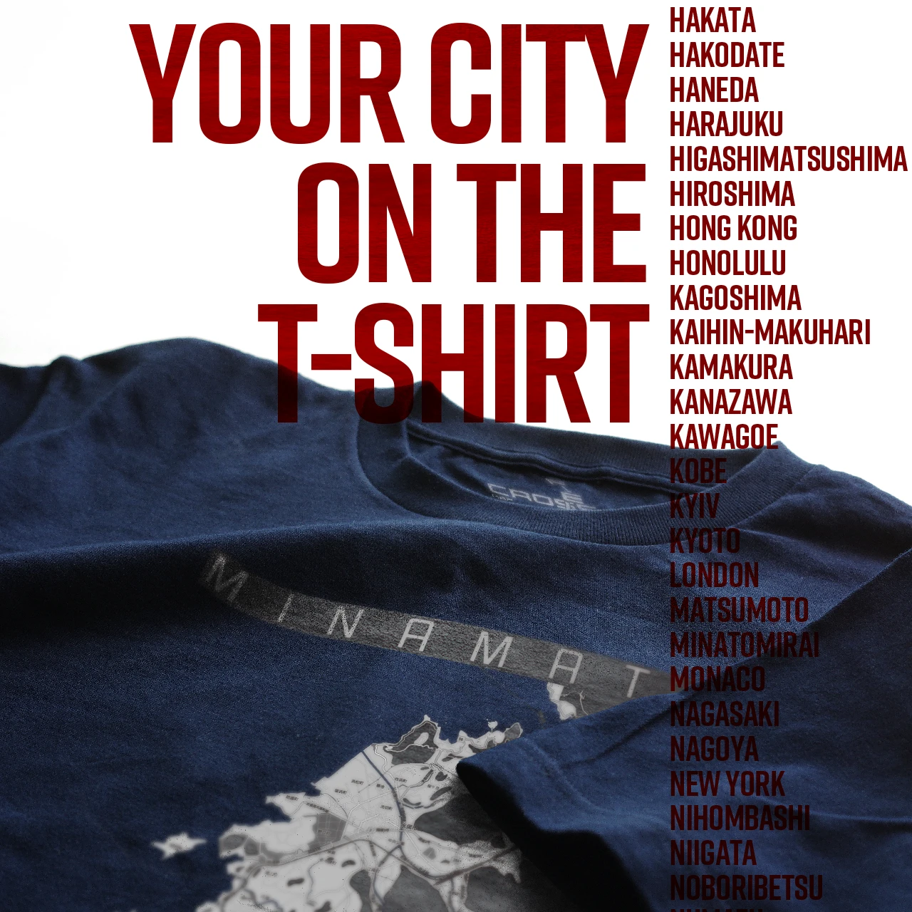 Your City on the T-shirt