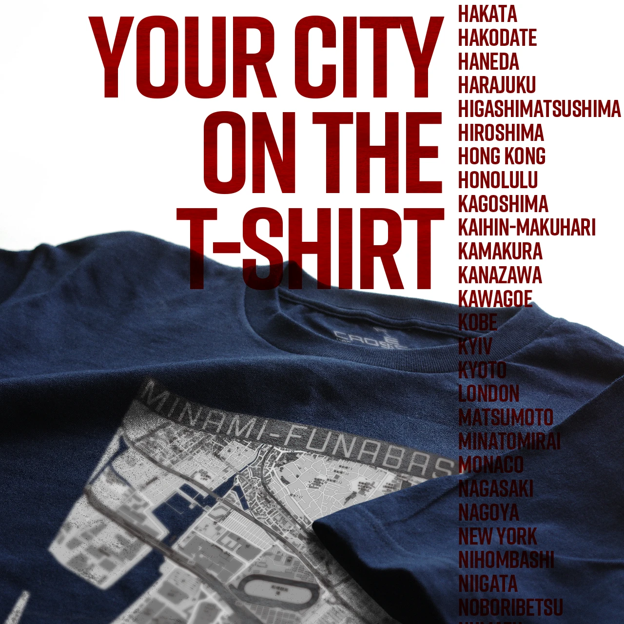 Your City on the T-shirt