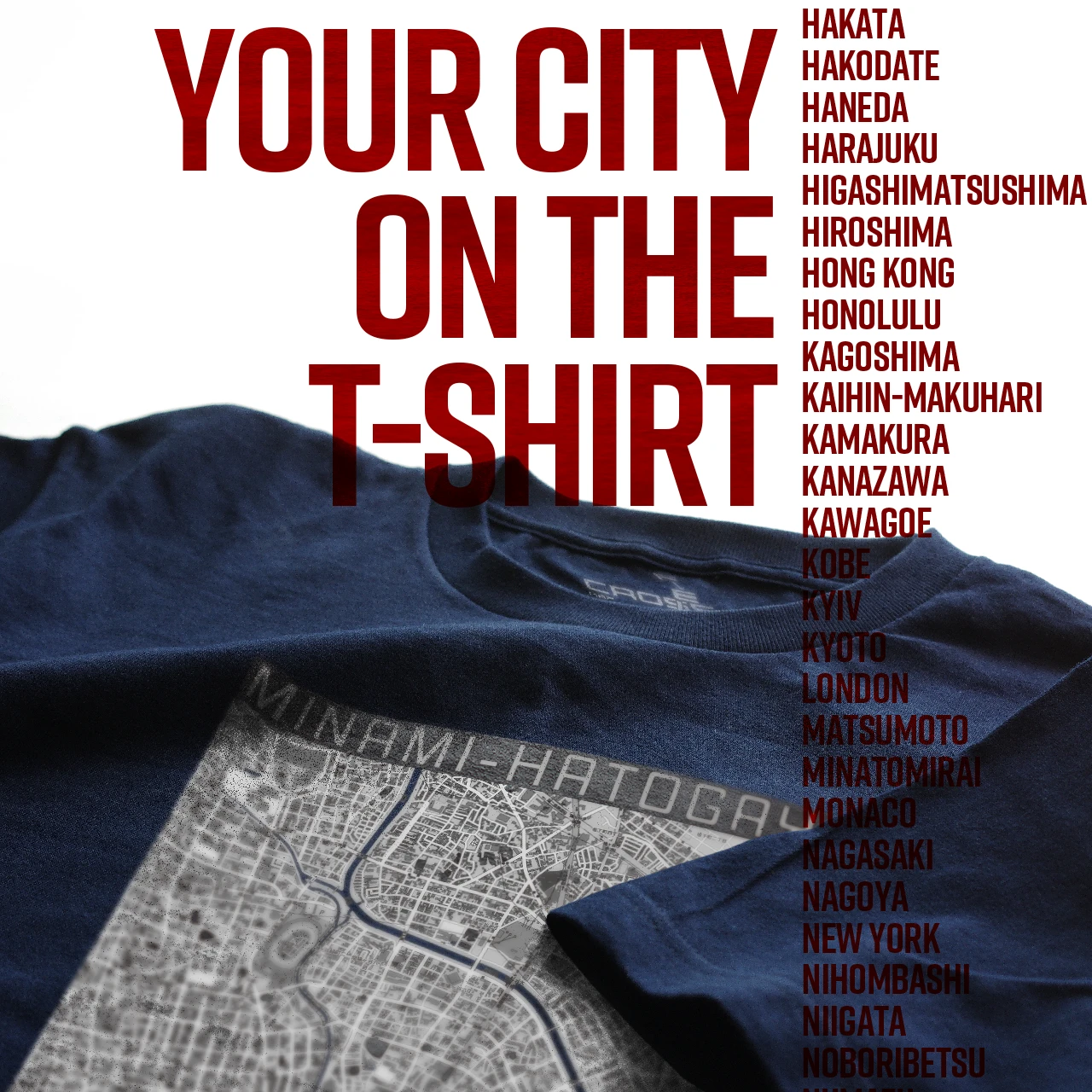 Your City on the T-shirt