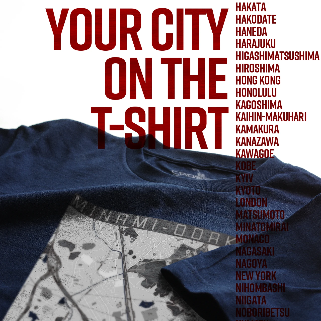 Your City on the T-shirt