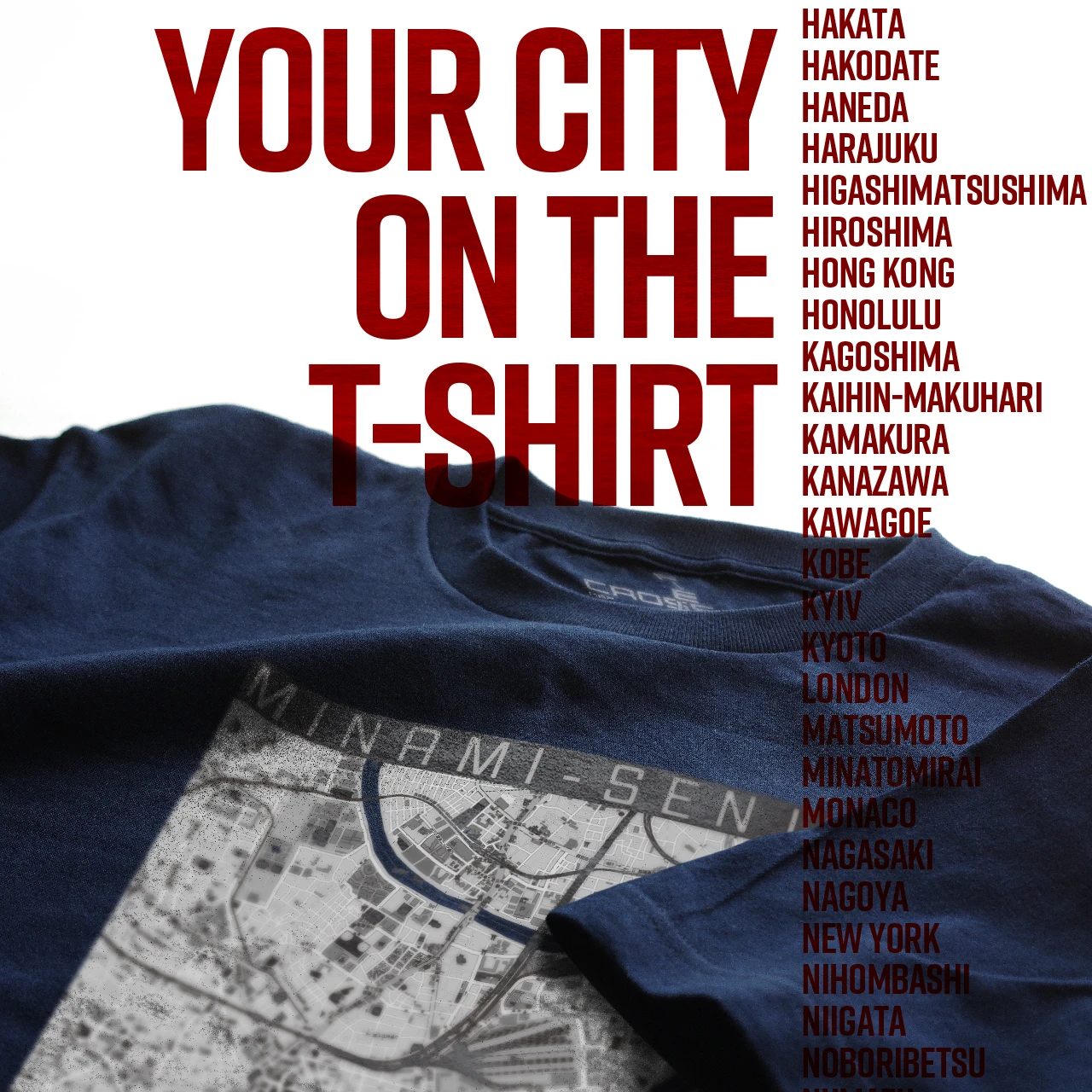 Your City on the T-shirt