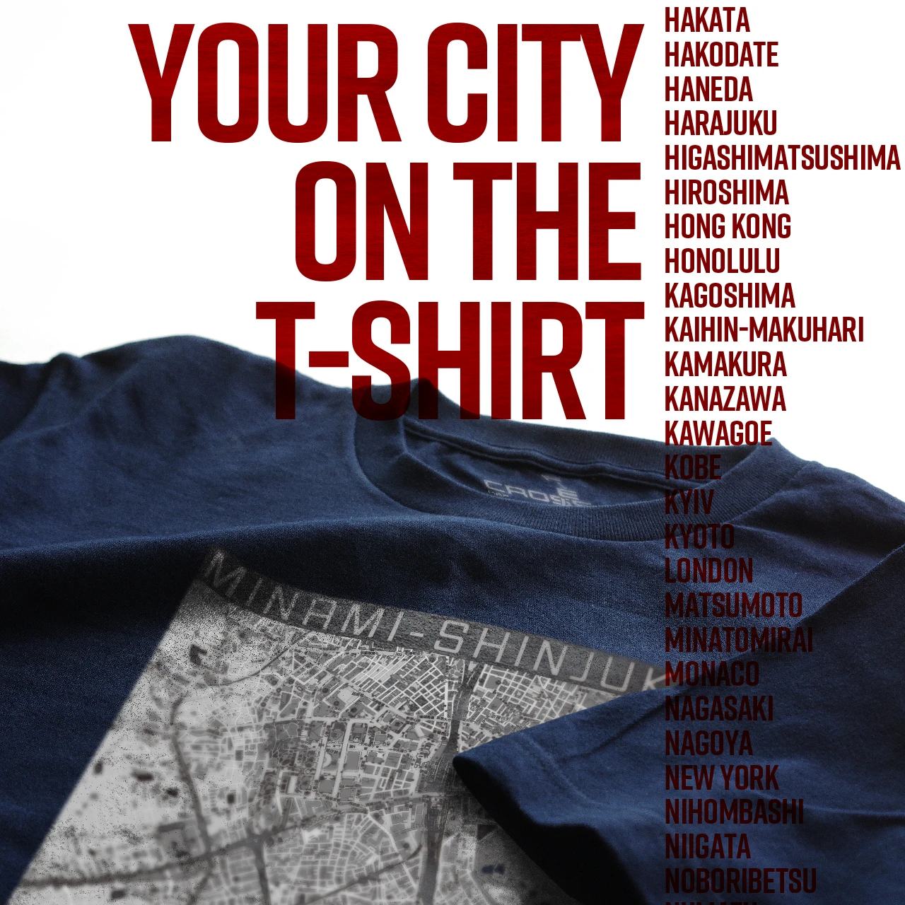 Your City on the T-shirt