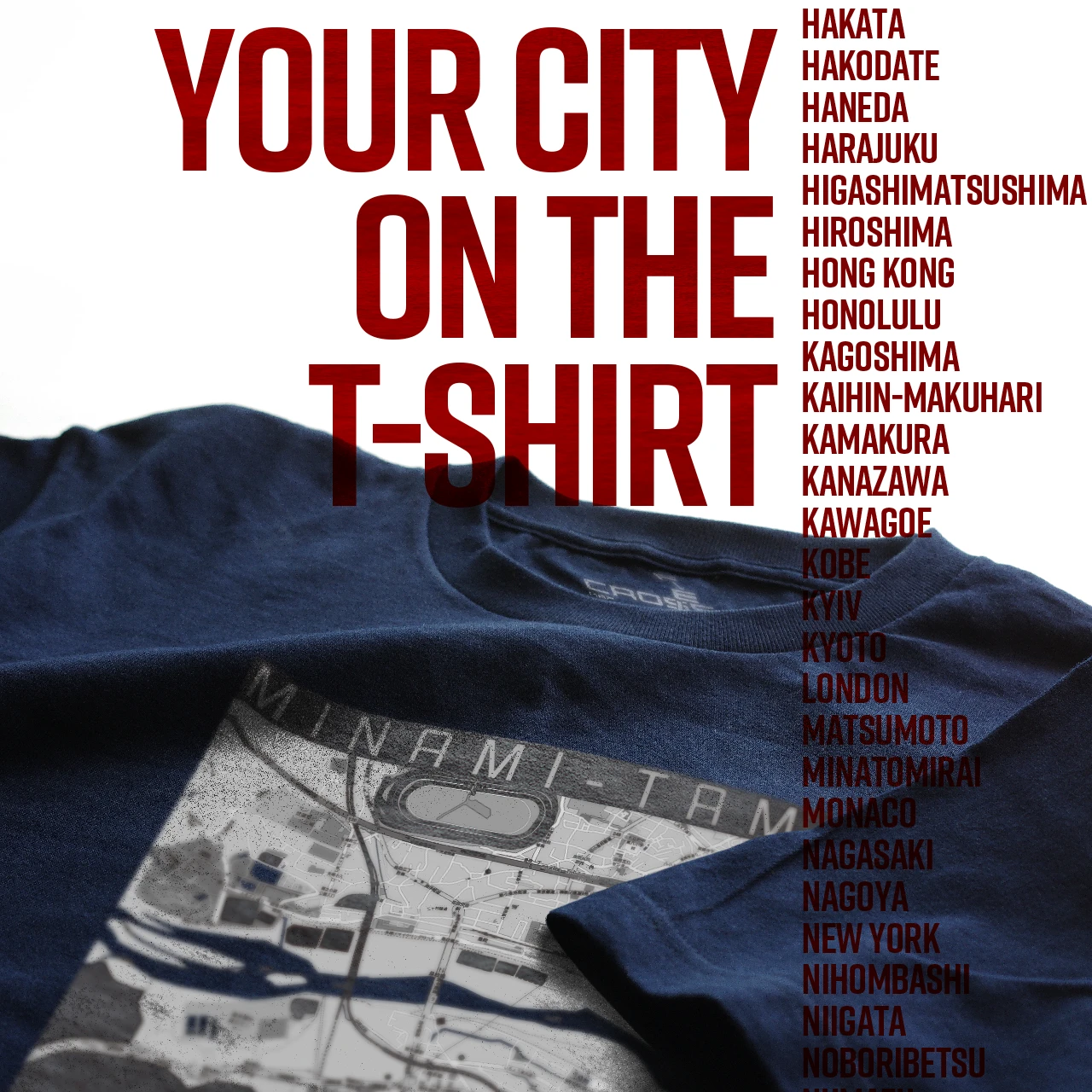 Your City on the T-shirt