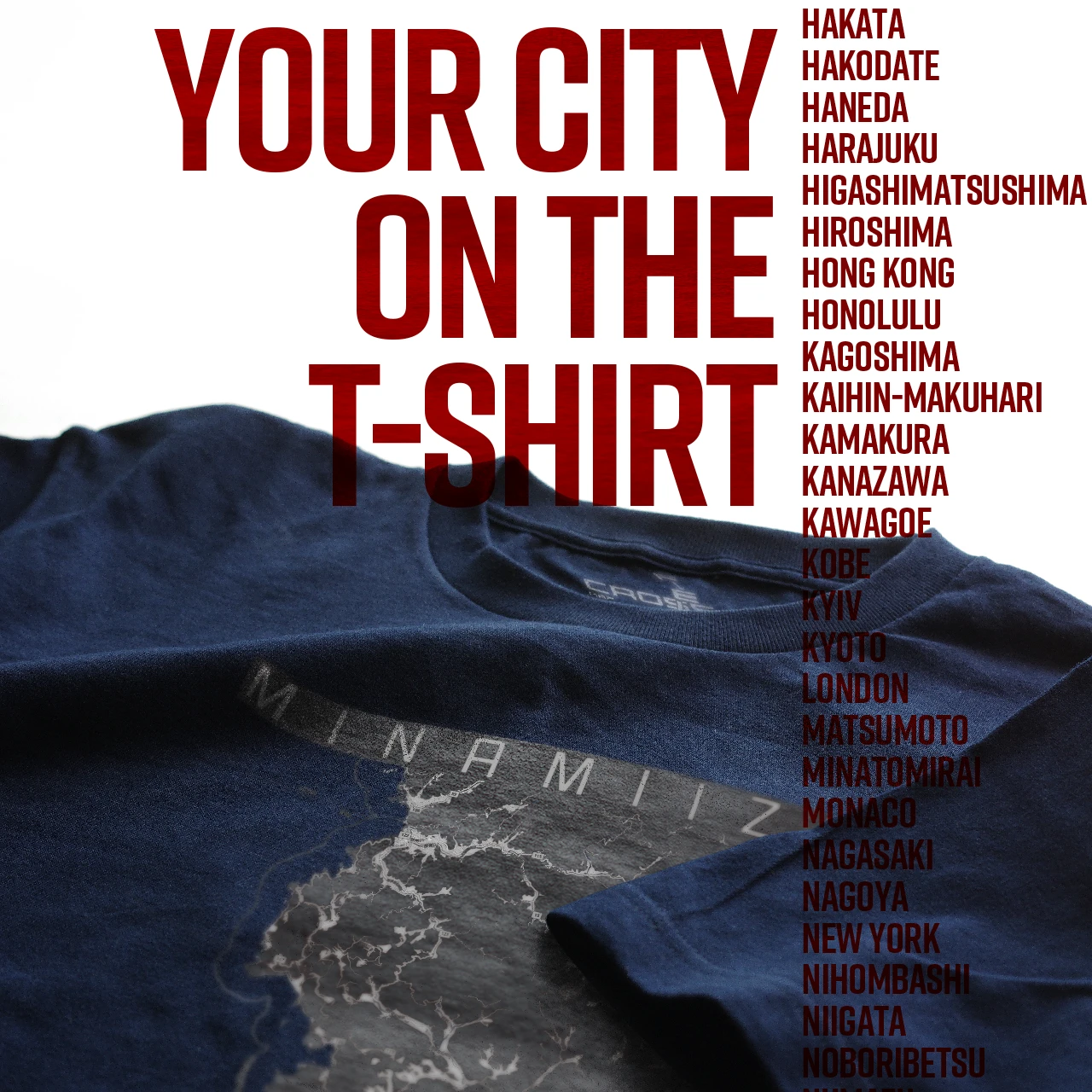 Your City on the T-shirt