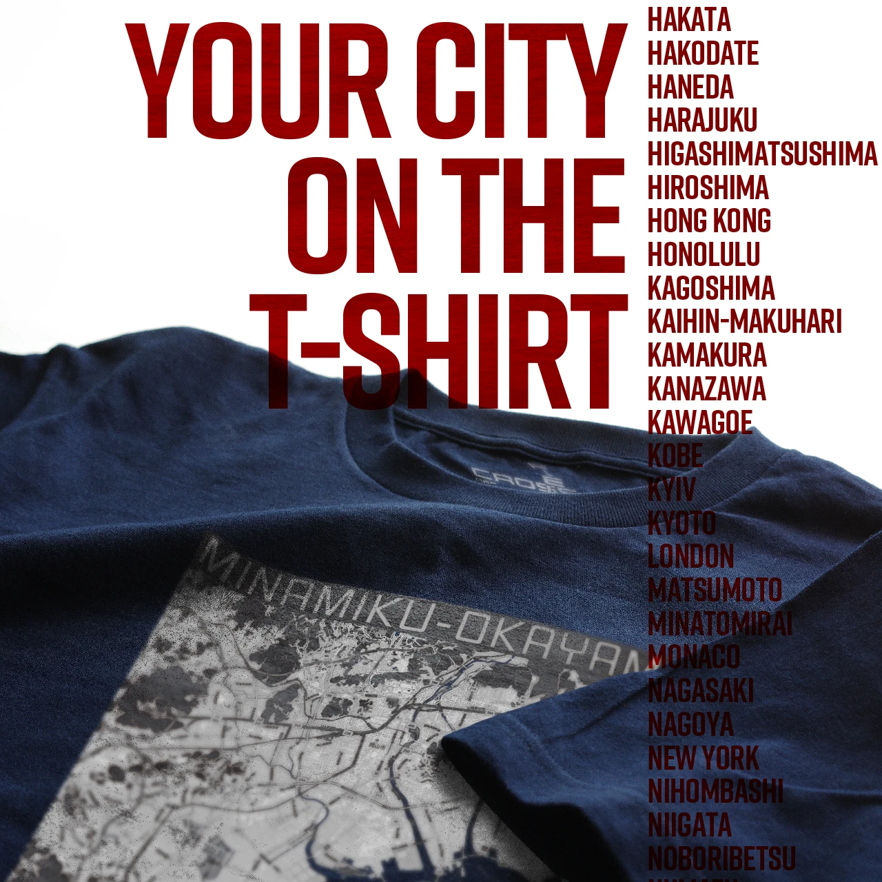 Your City on the T-shirt