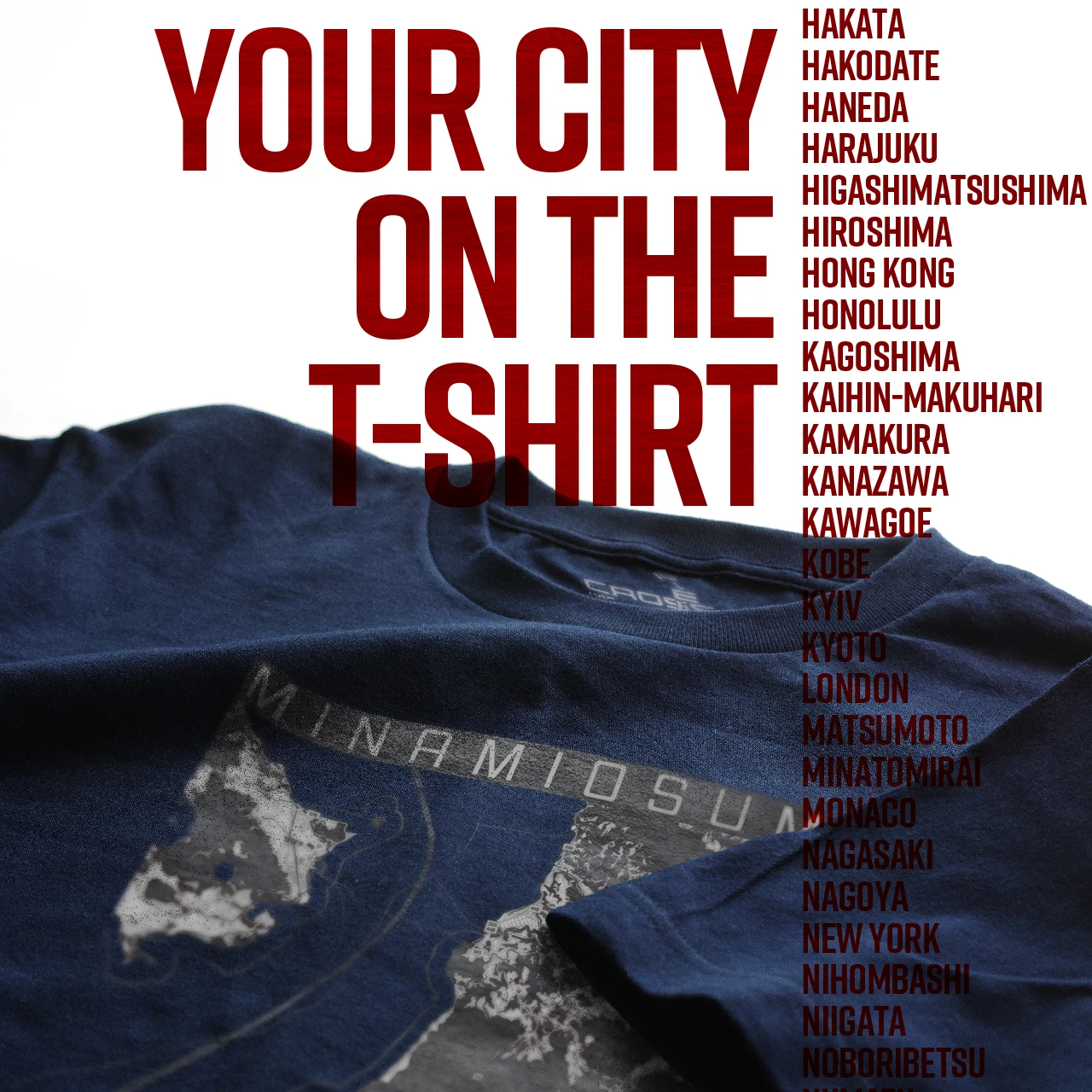 Your City on the T-shirt