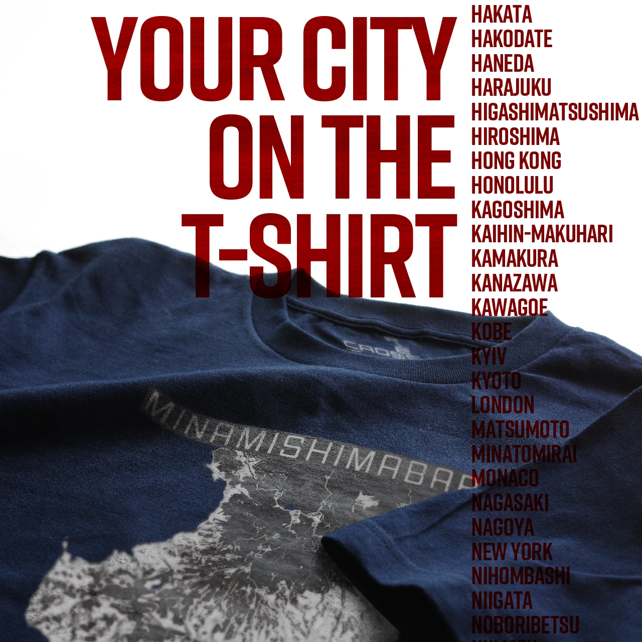 Your City on the T-shirt