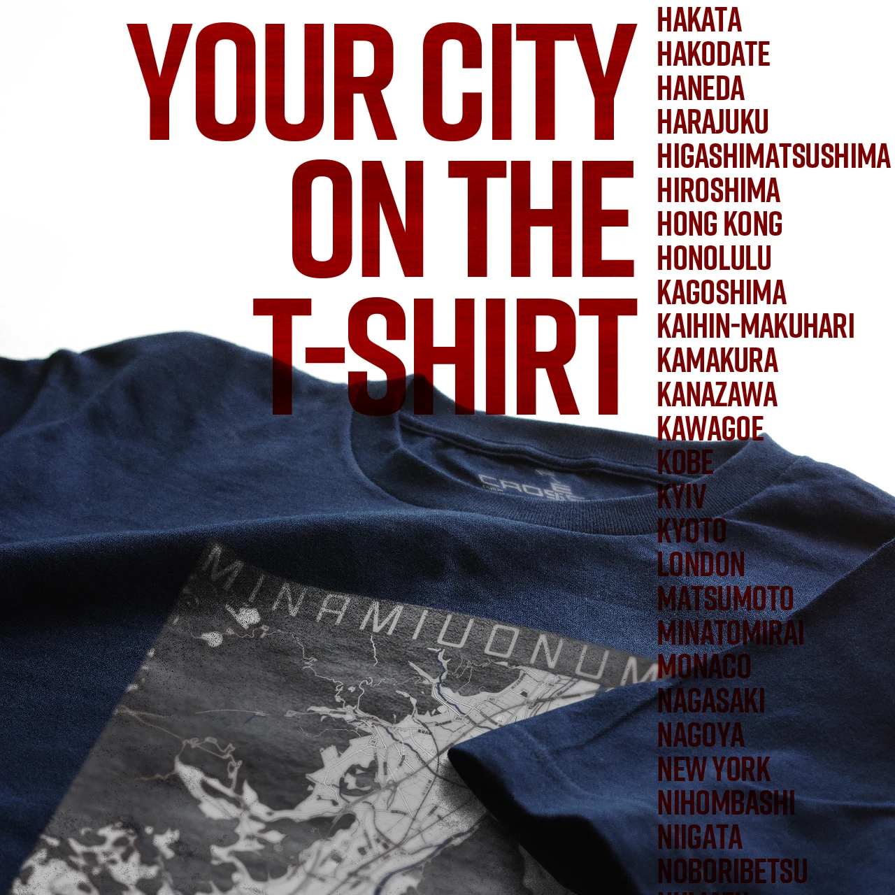 Your City on the T-shirt