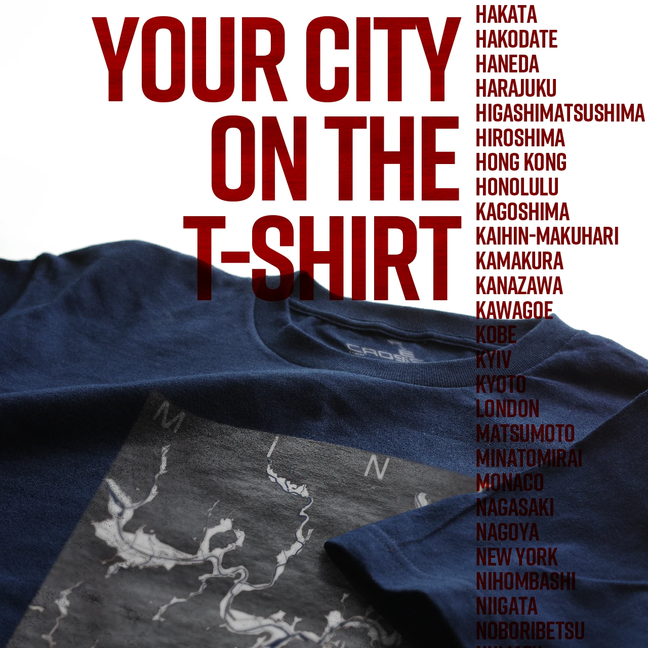 Your City on the T-shirt