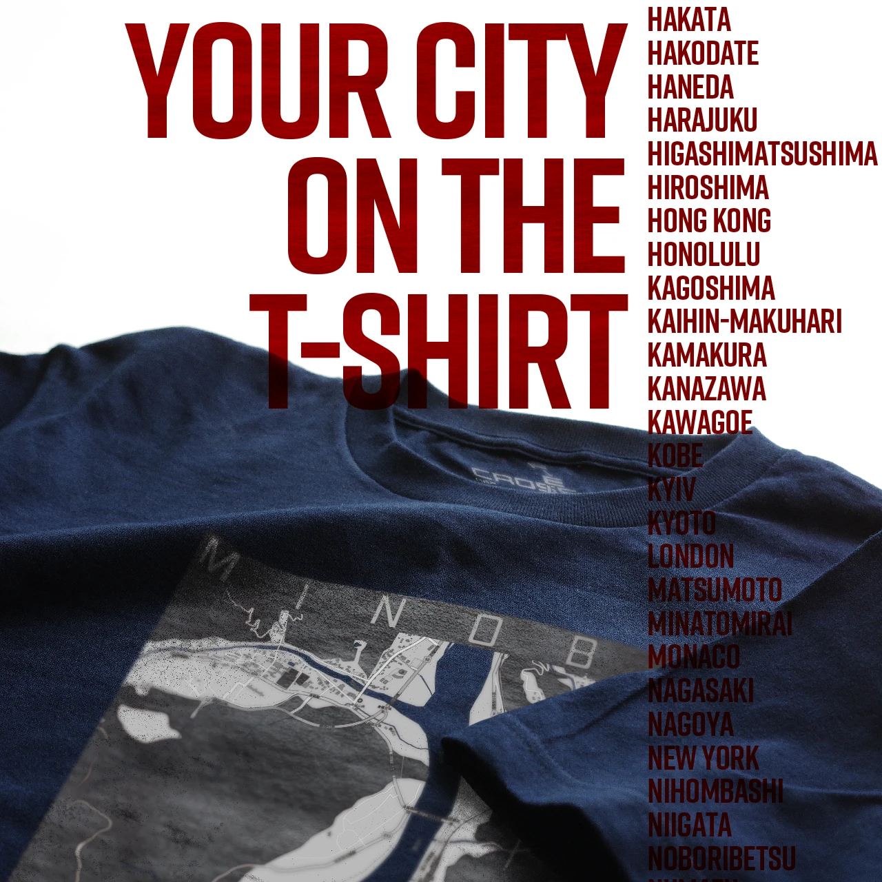 Your City on the T-shirt