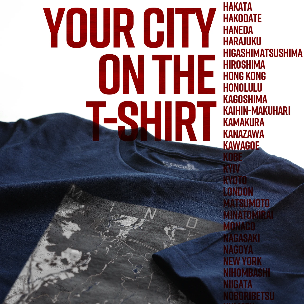 Your City on the T-shirt