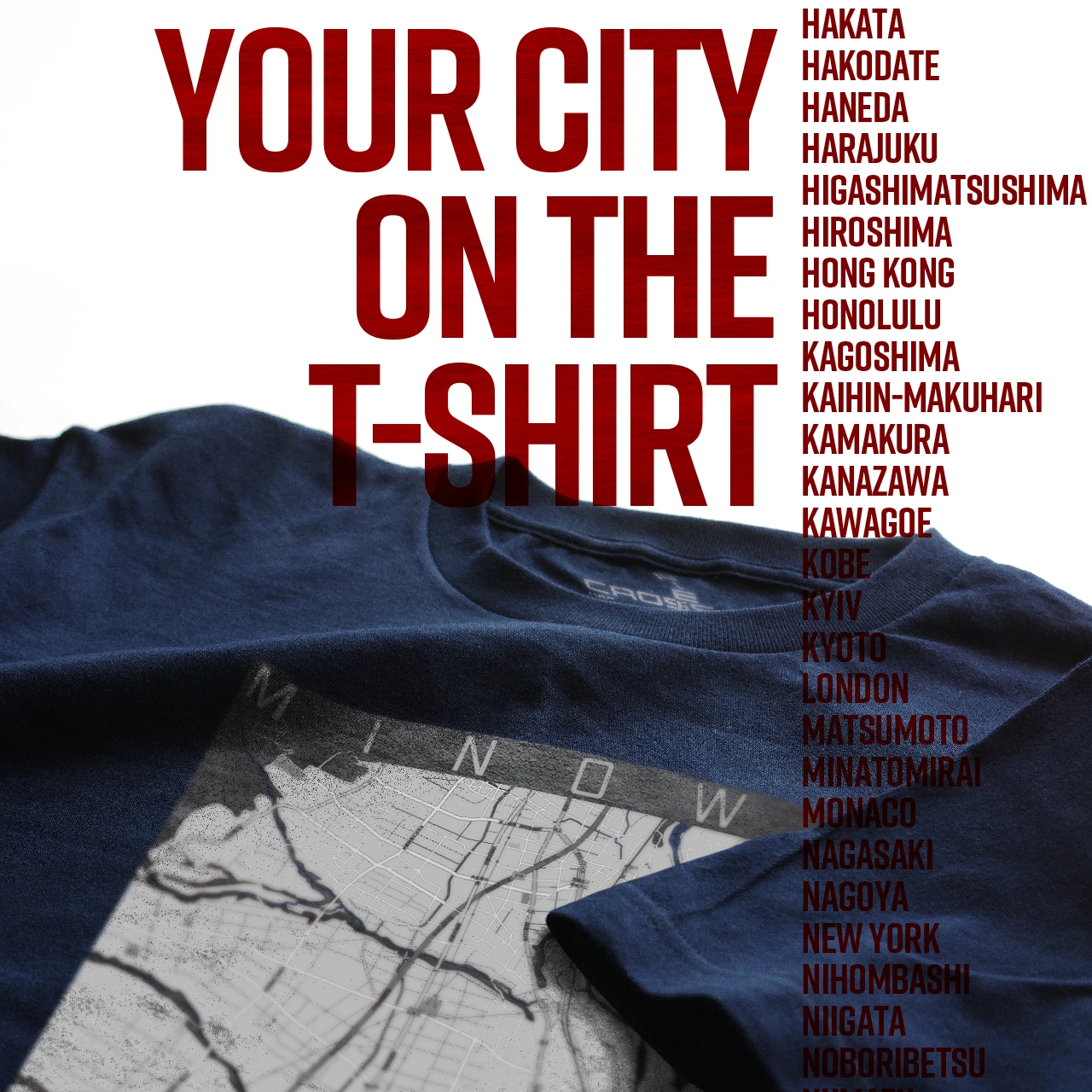 Your City on the T-shirt