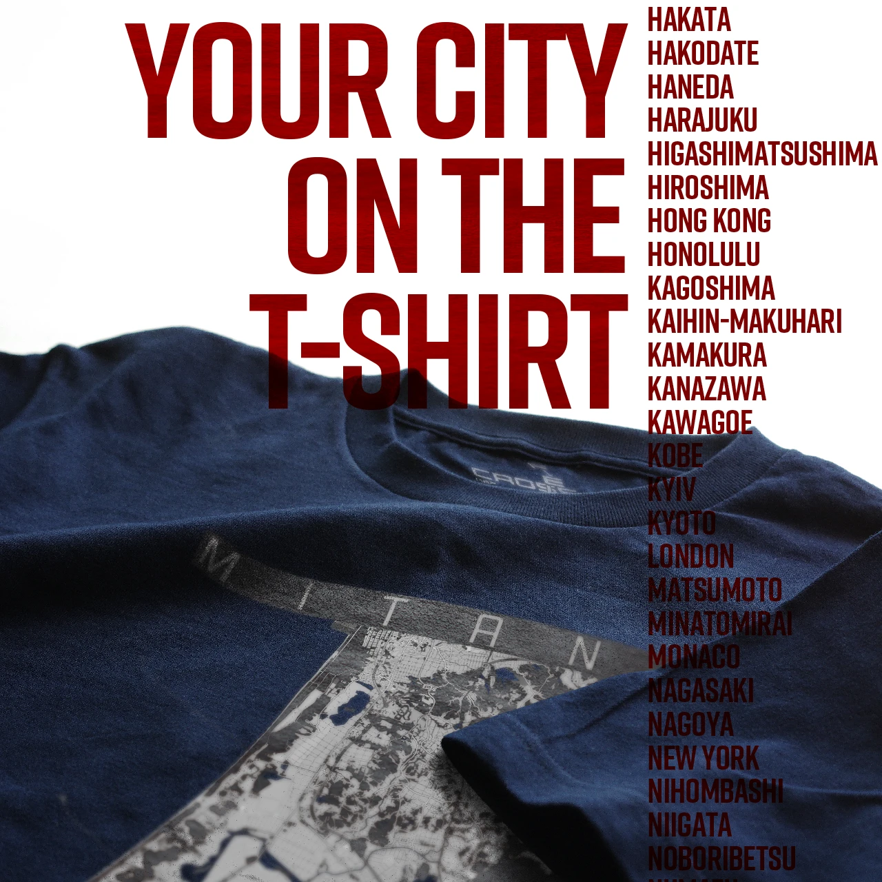 Your City on the T-shirt