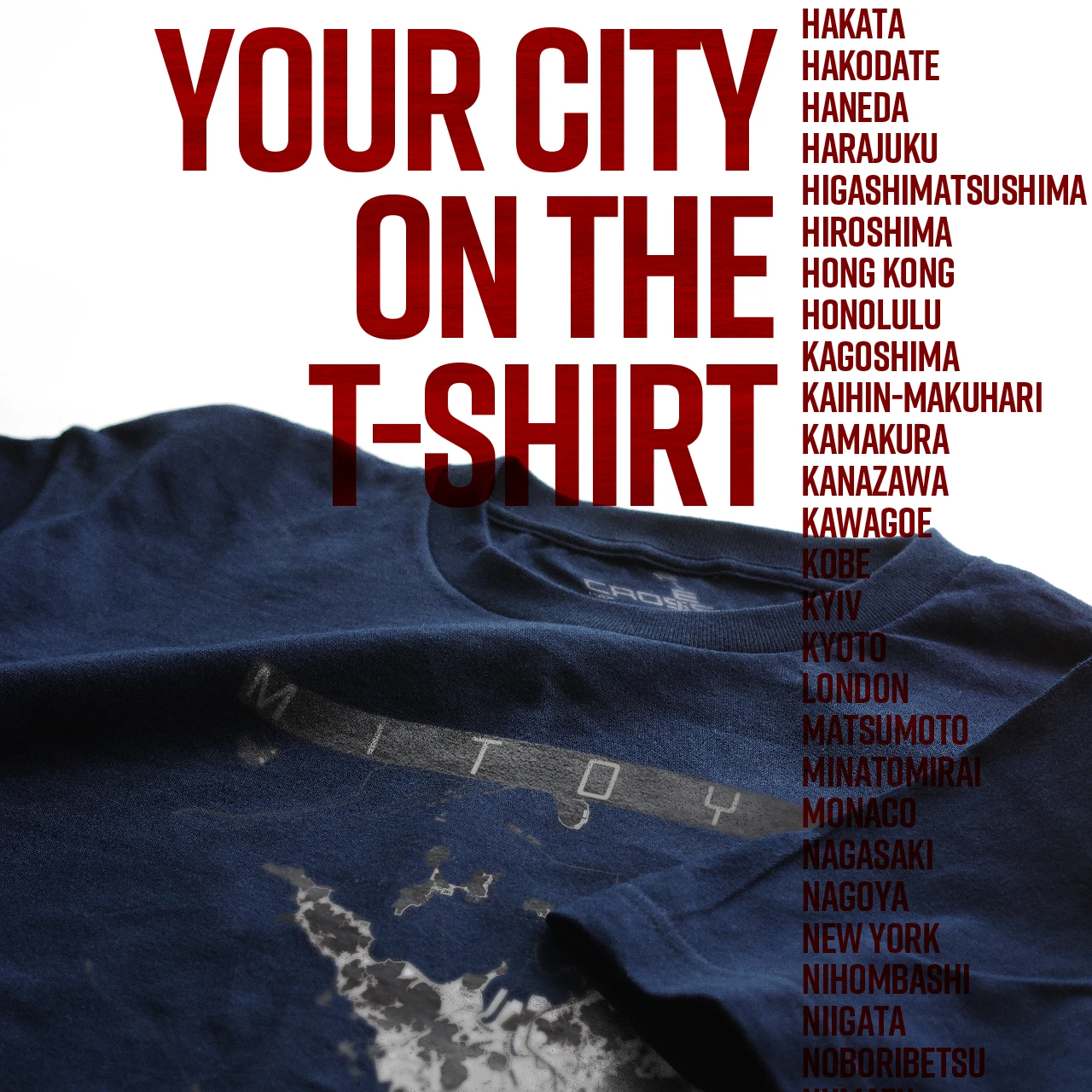 Your City on the T-shirt