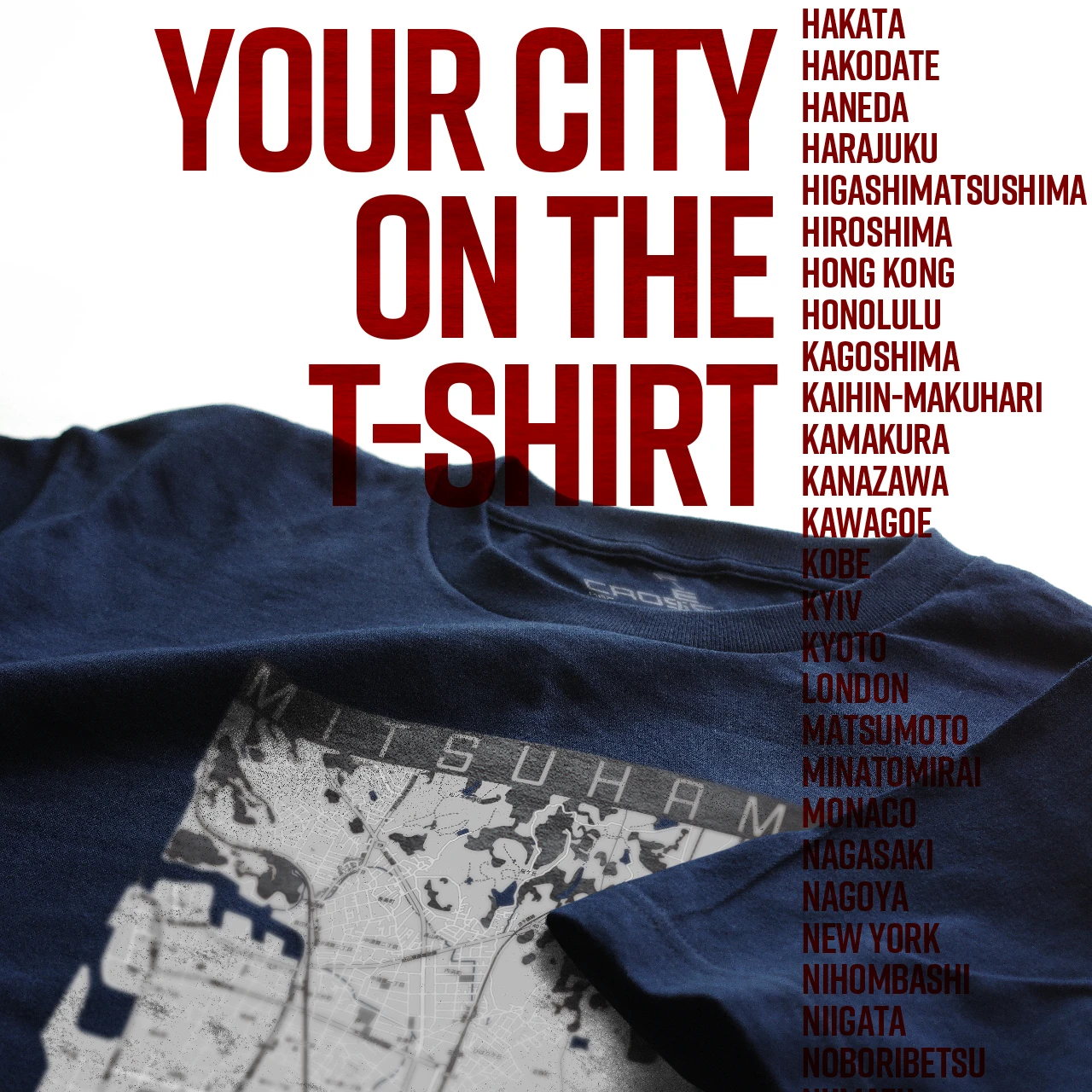 Your City on the T-shirt