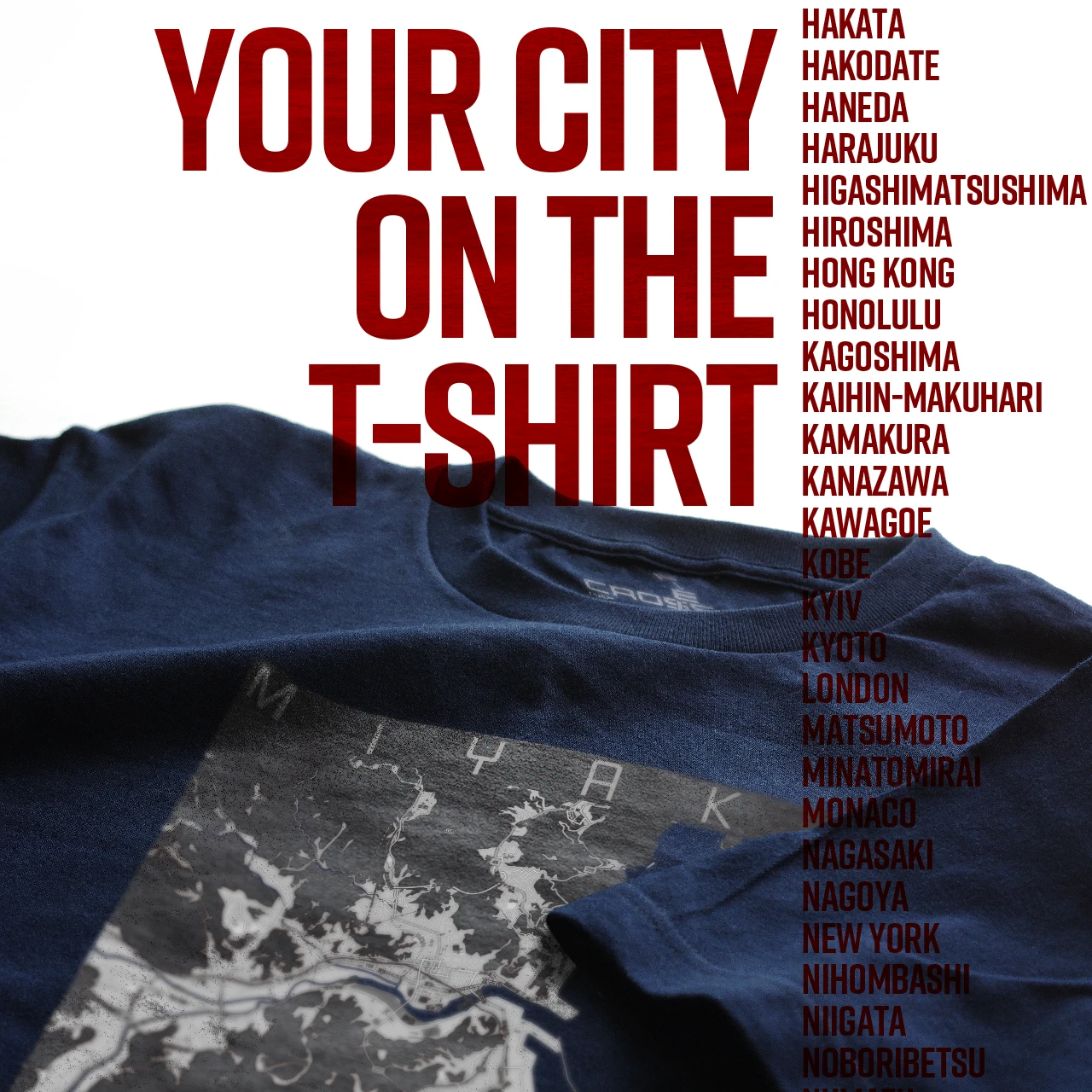 Your City on the T-shirt