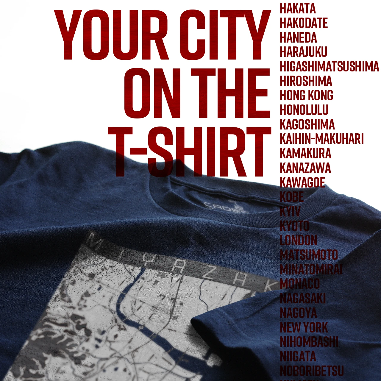 Your City on the T-shirt