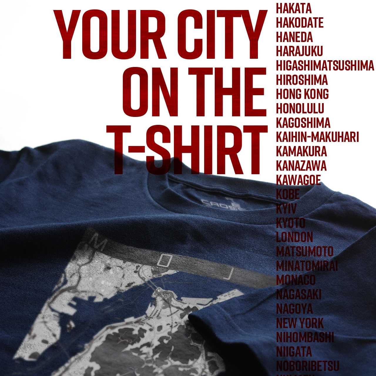 Your City on the T-shirt