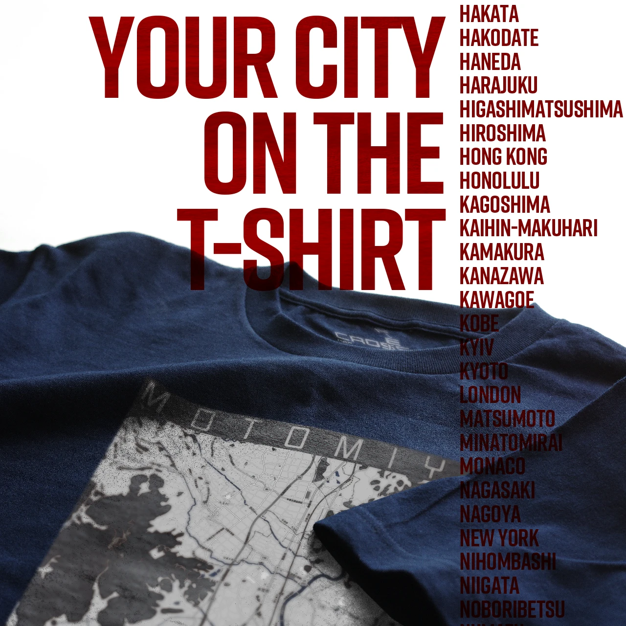 Your City on the T-shirt