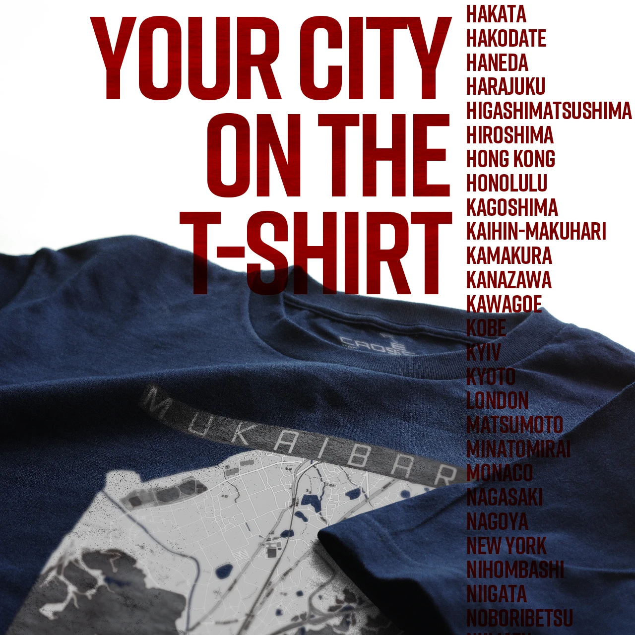 Your City on the T-shirt