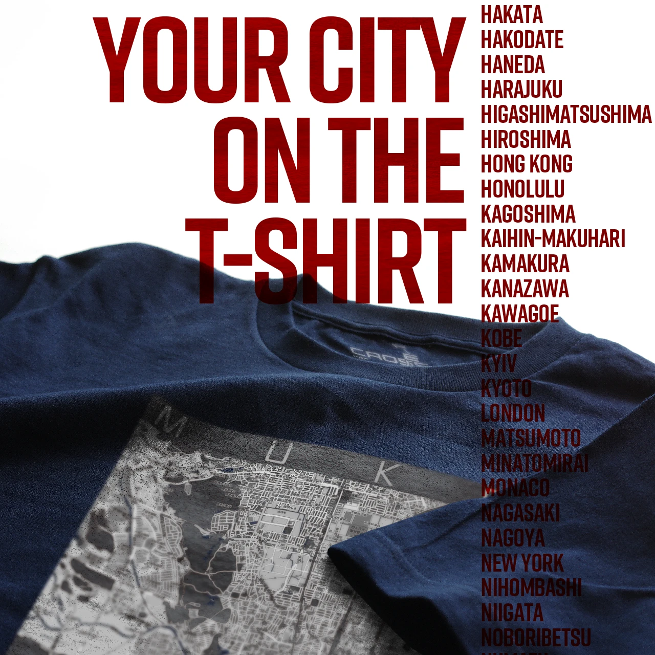 Your City on the T-shirt