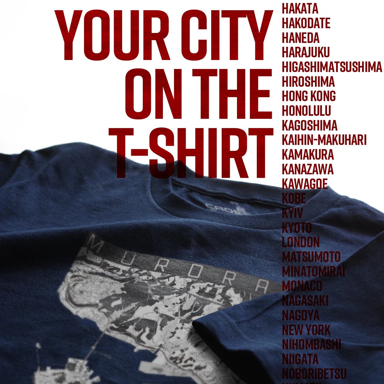 Your City on the T-shirt