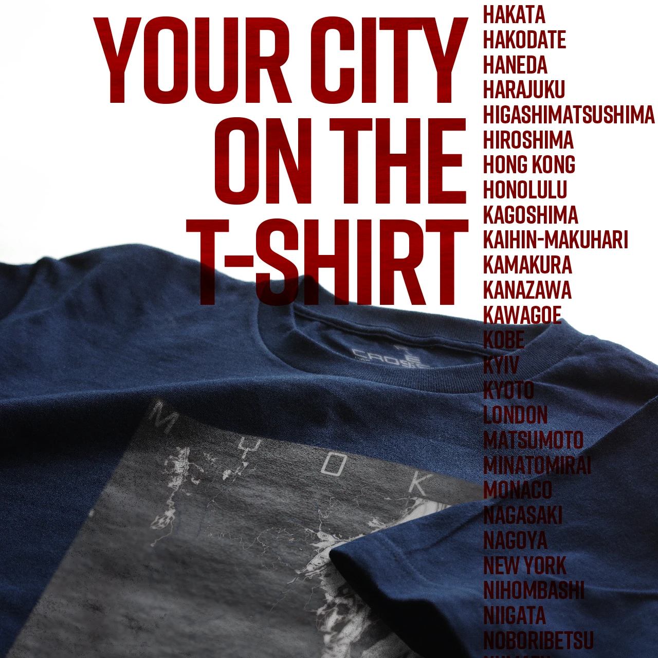 Your City on the T-shirt