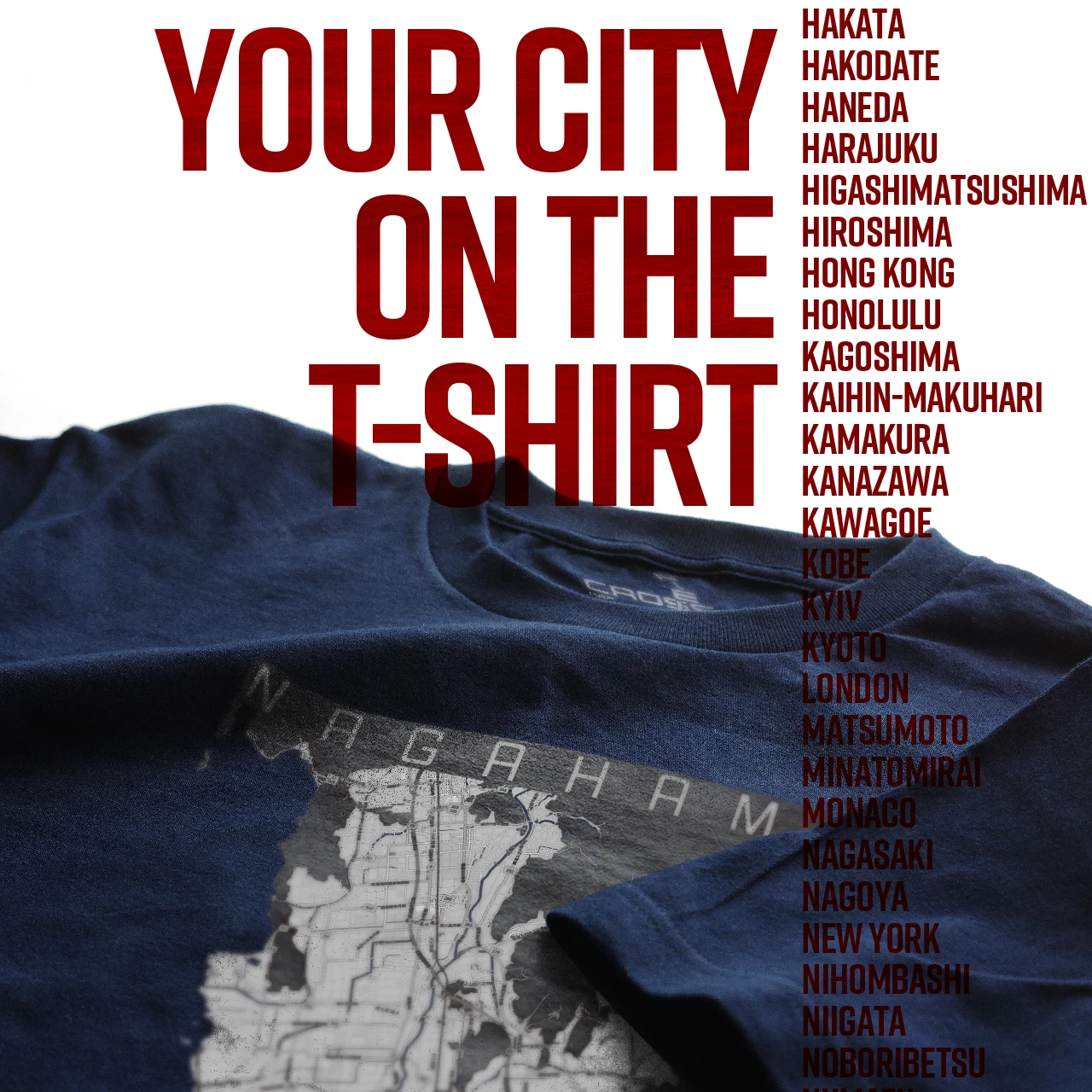 Your City on the T-shirt