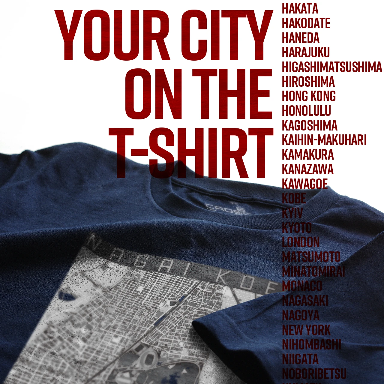 Your City on the T-shirt