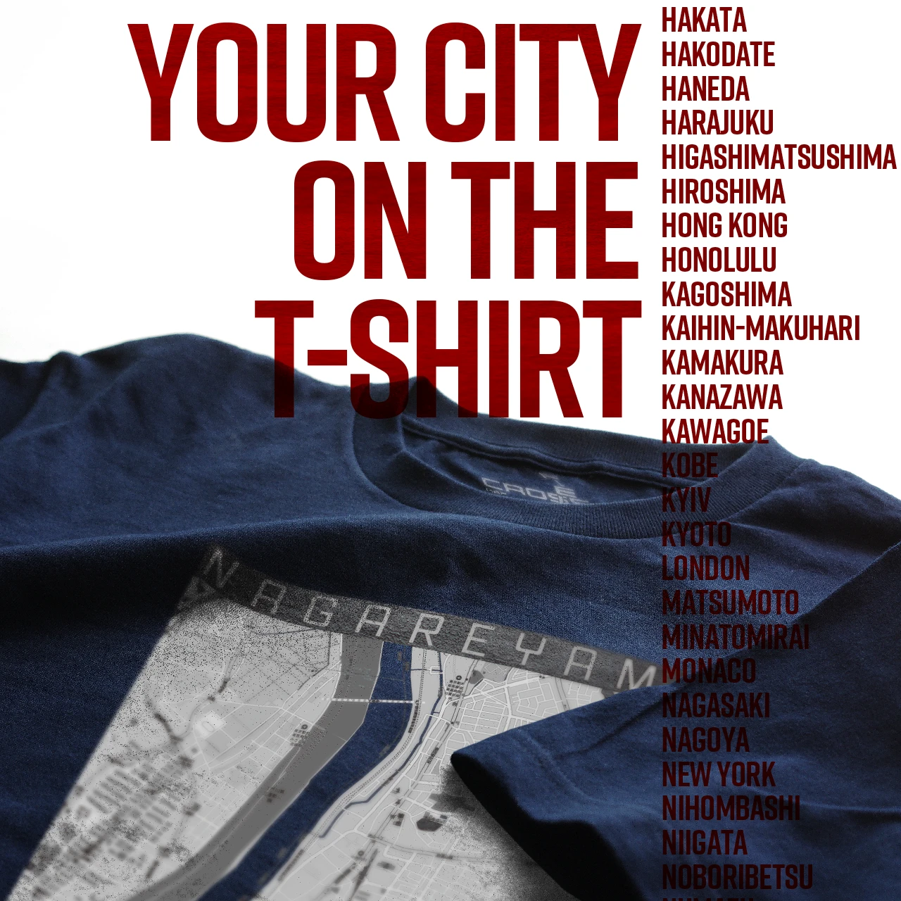 Your City on the T-shirt