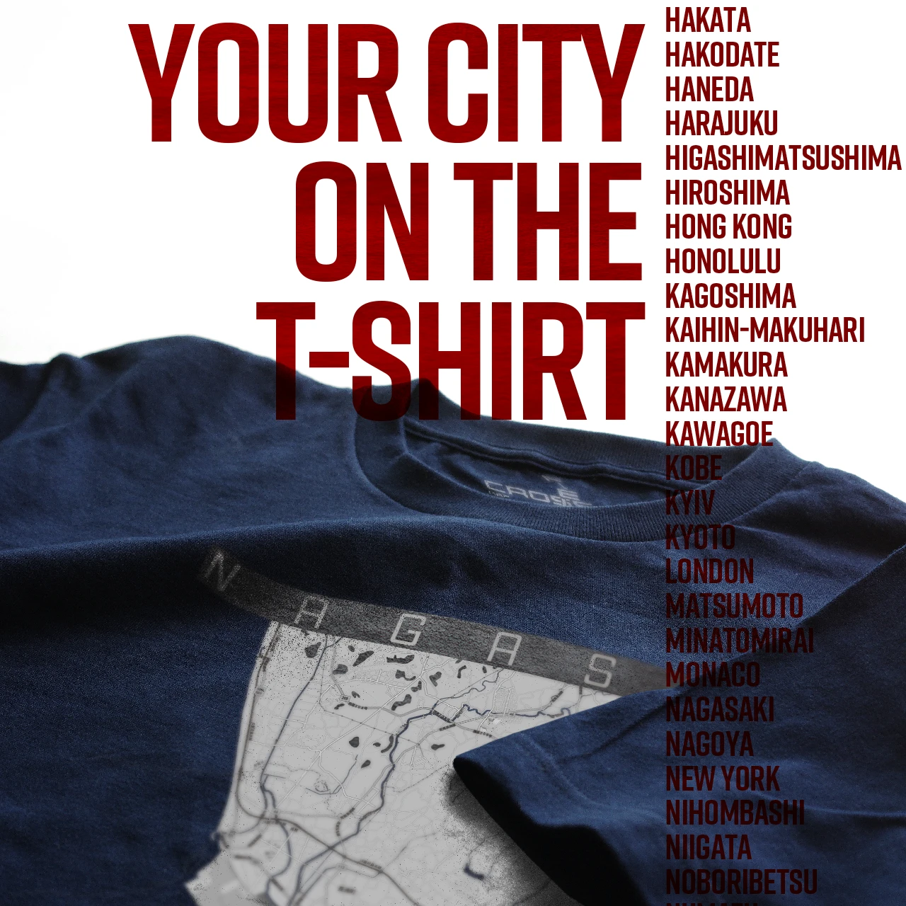 Your City on the T-shirt