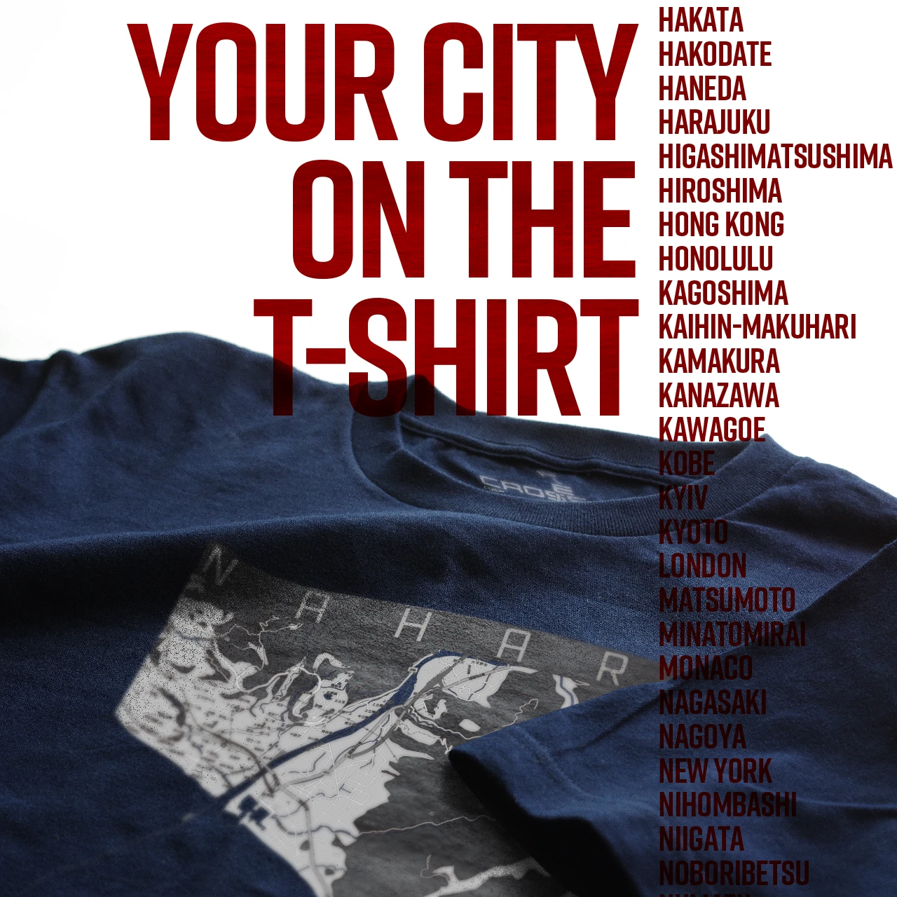 Your City on the T-shirt