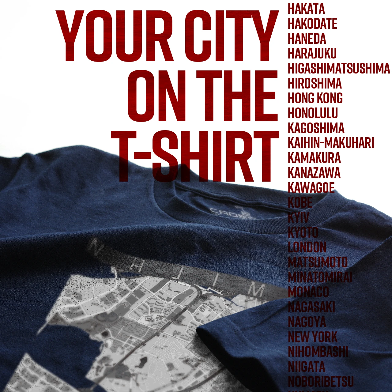 Your City on the T-shirt