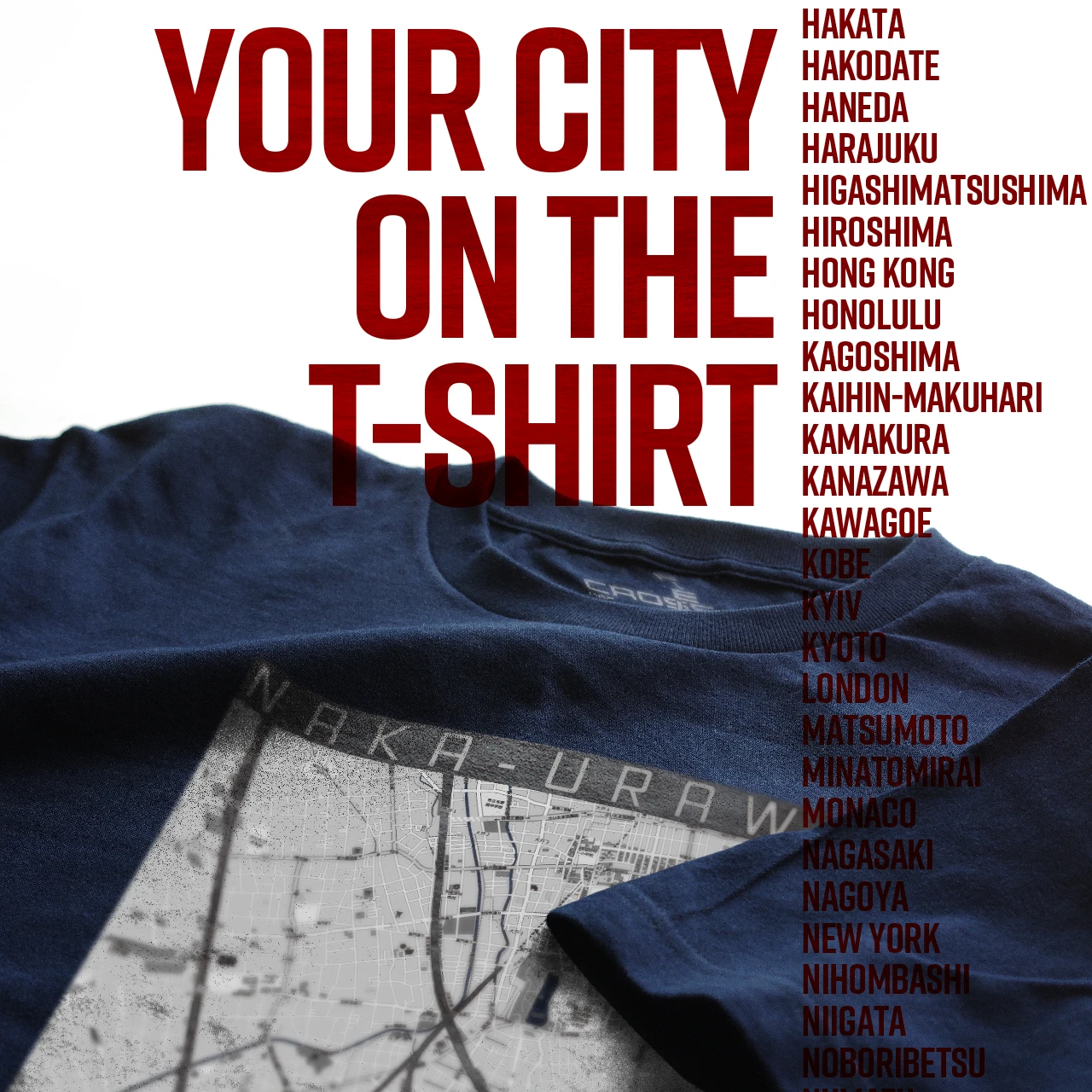 Your City on the T-shirt