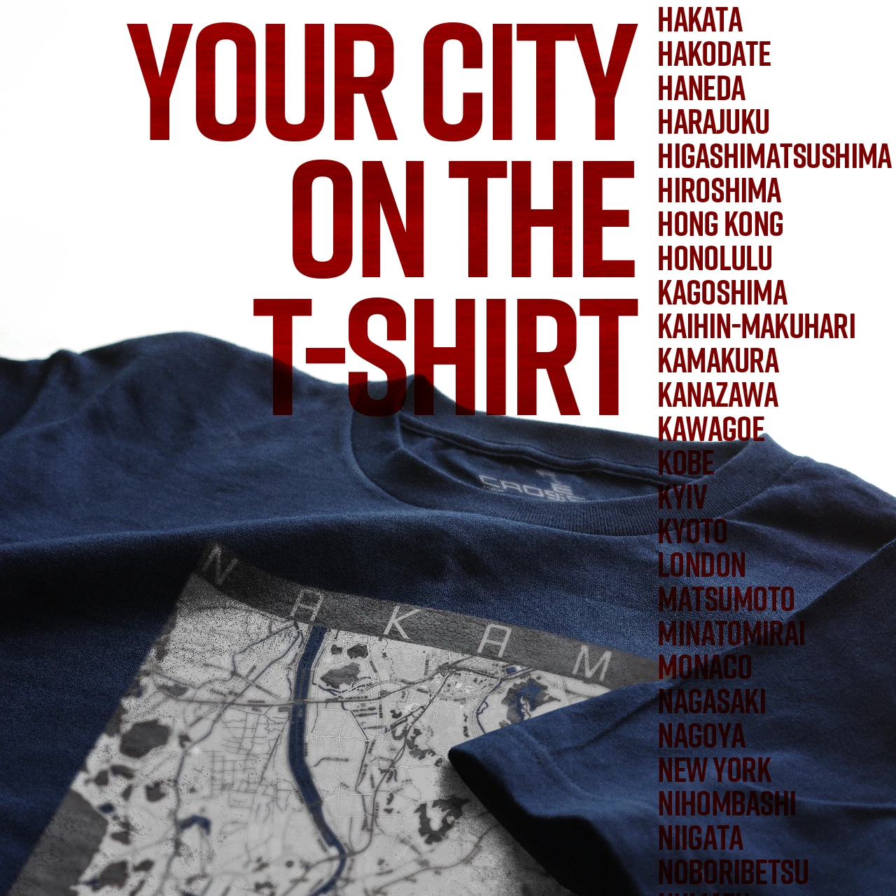 Your City on the T-shirt