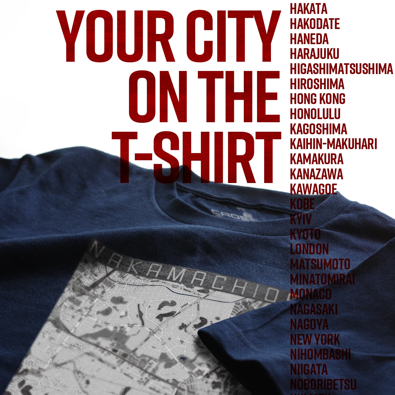 Your City on the T-shirt