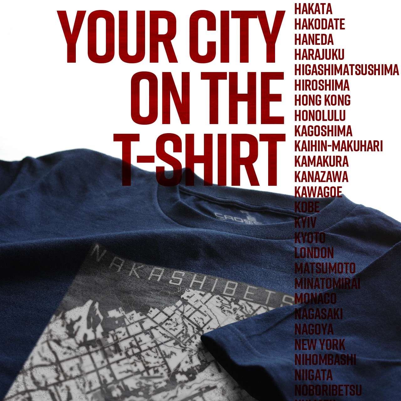 Your City on the T-shirt