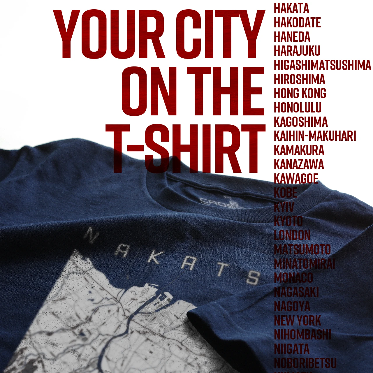 Your City on the T-shirt