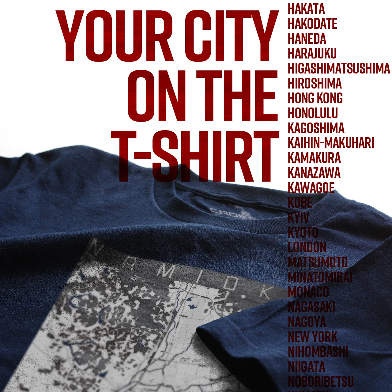 Your City on the T-shirt