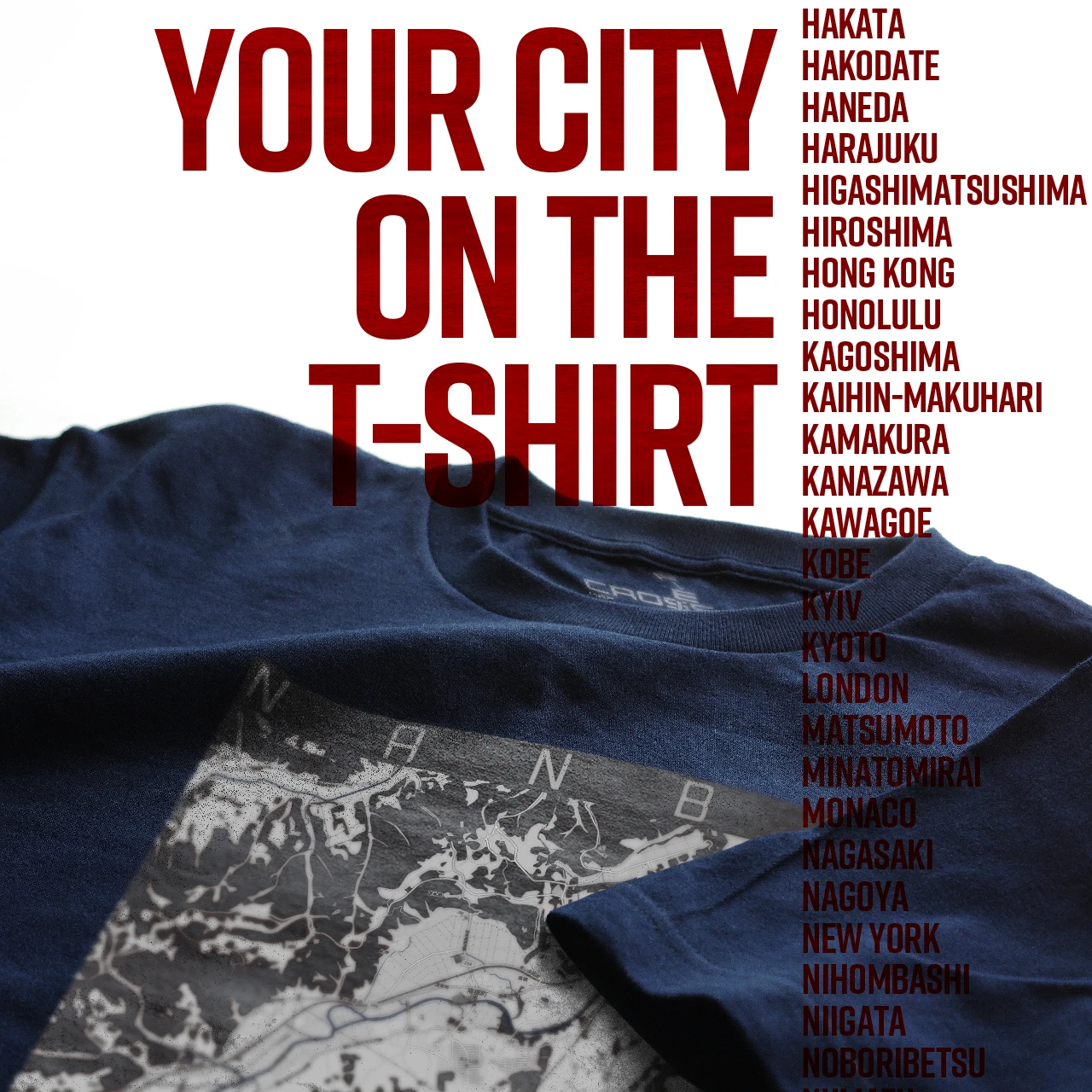 Your City on the T-shirt