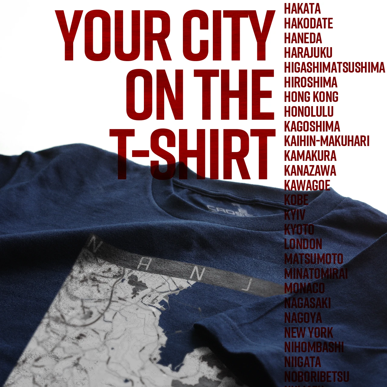 Your City on the T-shirt