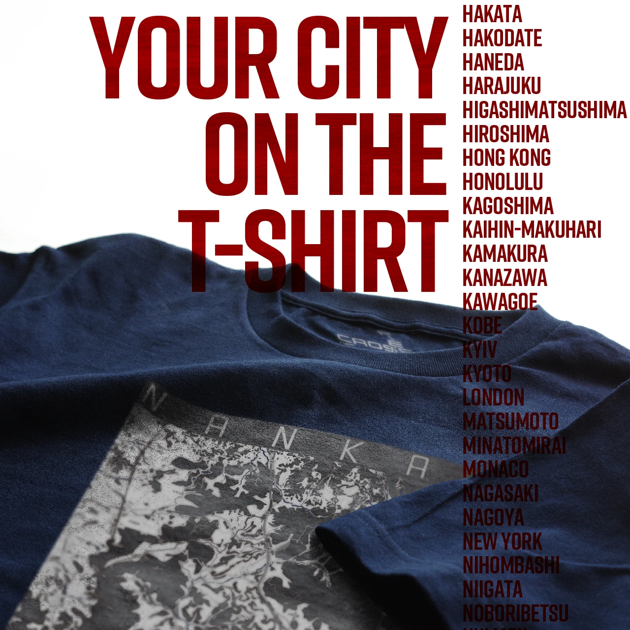 Your City on the T-shirt