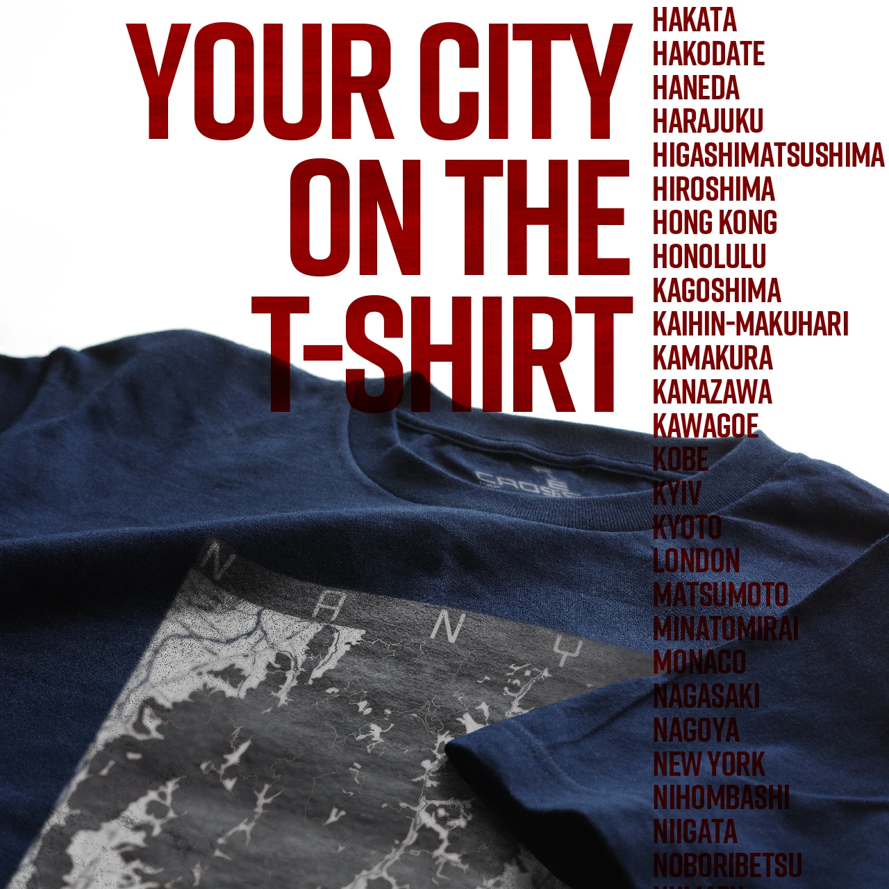 Your City on the T-shirt