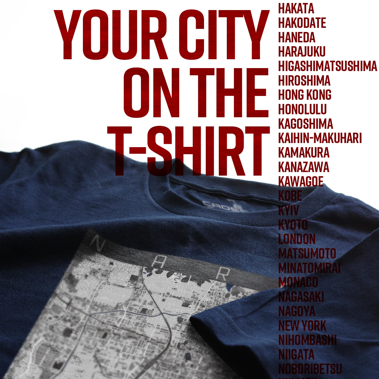 Your City on the T-shirt