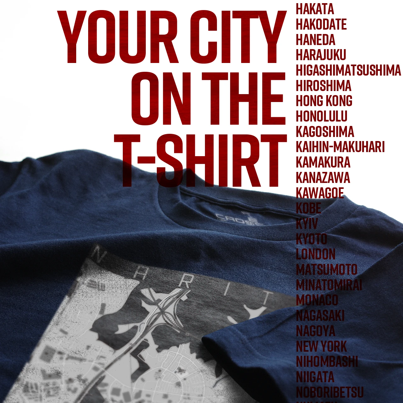 Your City on the T-shirt