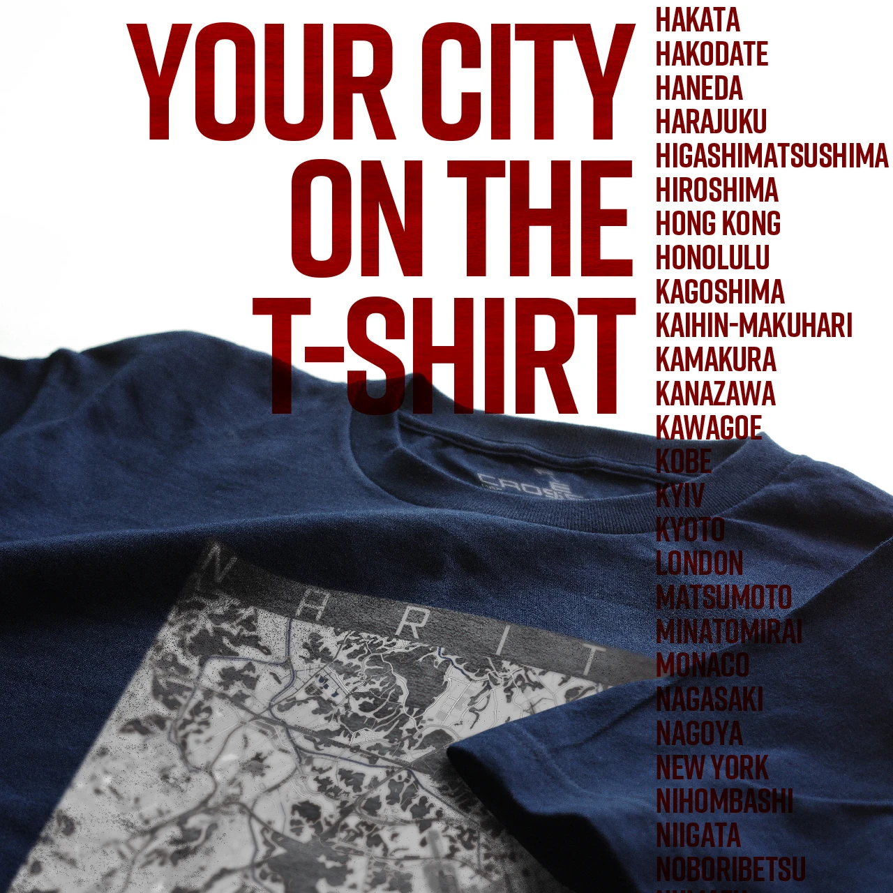 Your City on the T-shirt