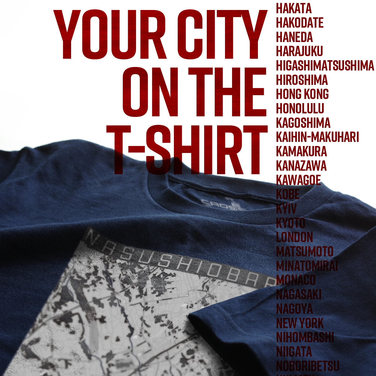 Your City on the T-shirt