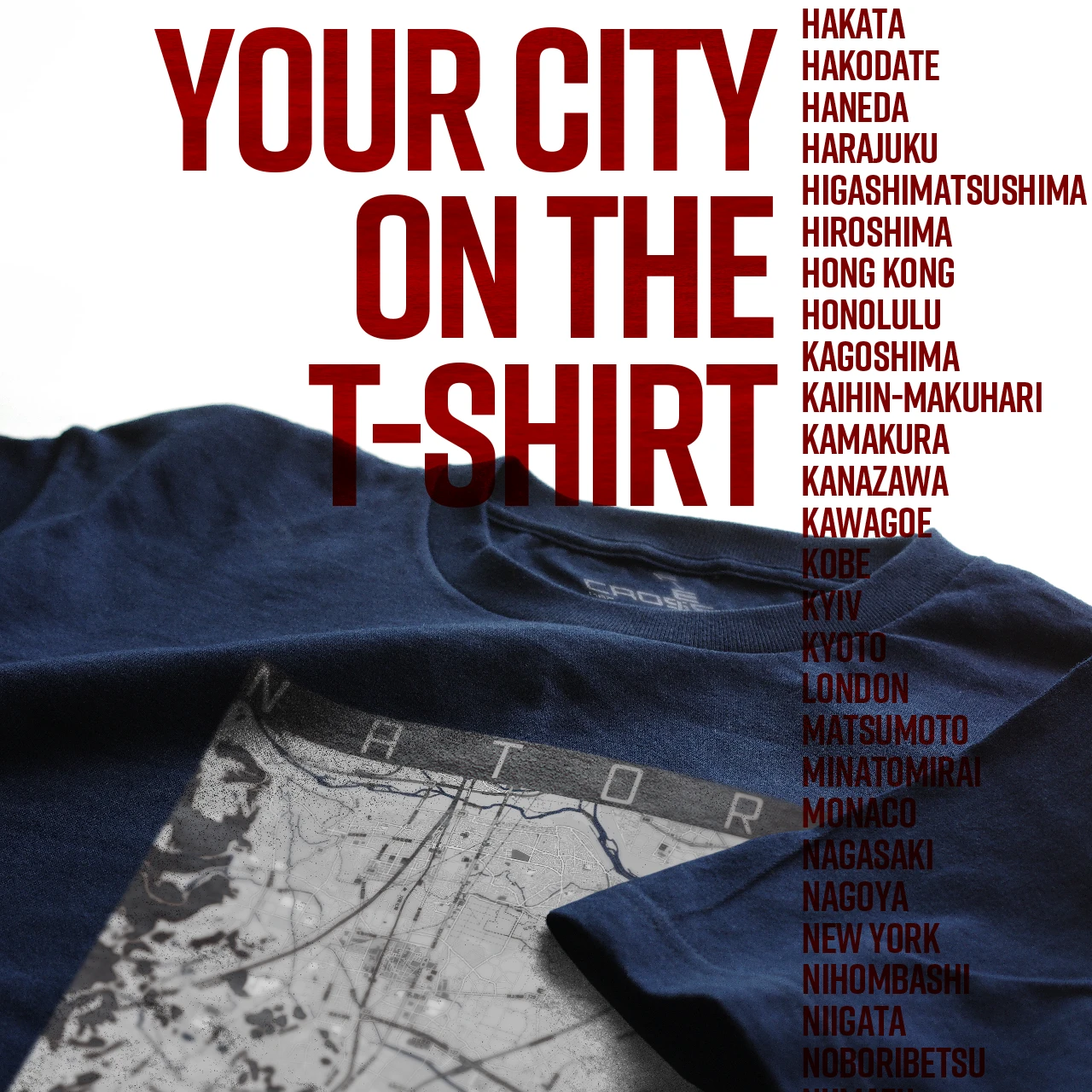 Your City on the T-shirt